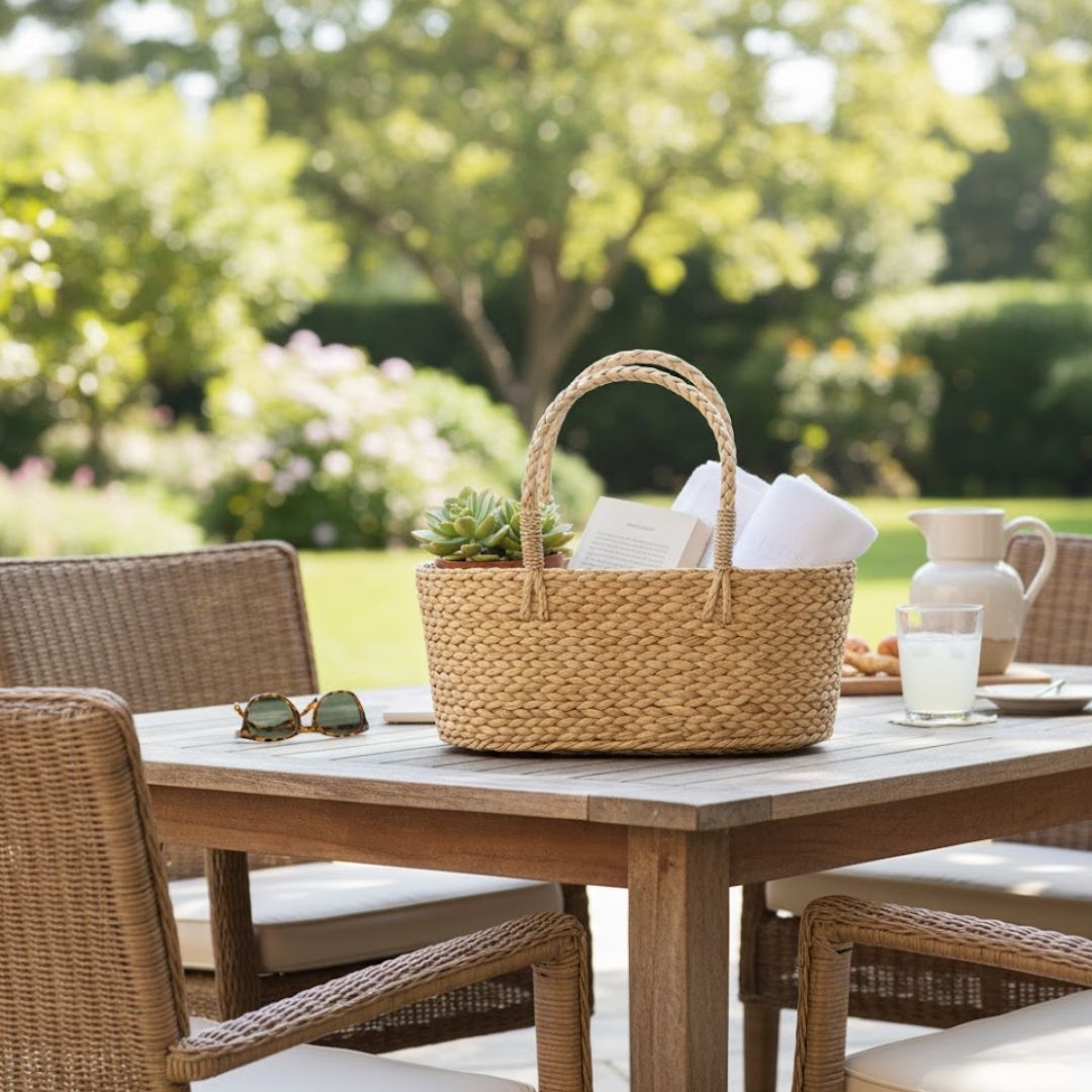 Kauna Basket with Handles for Stylish Storage 005